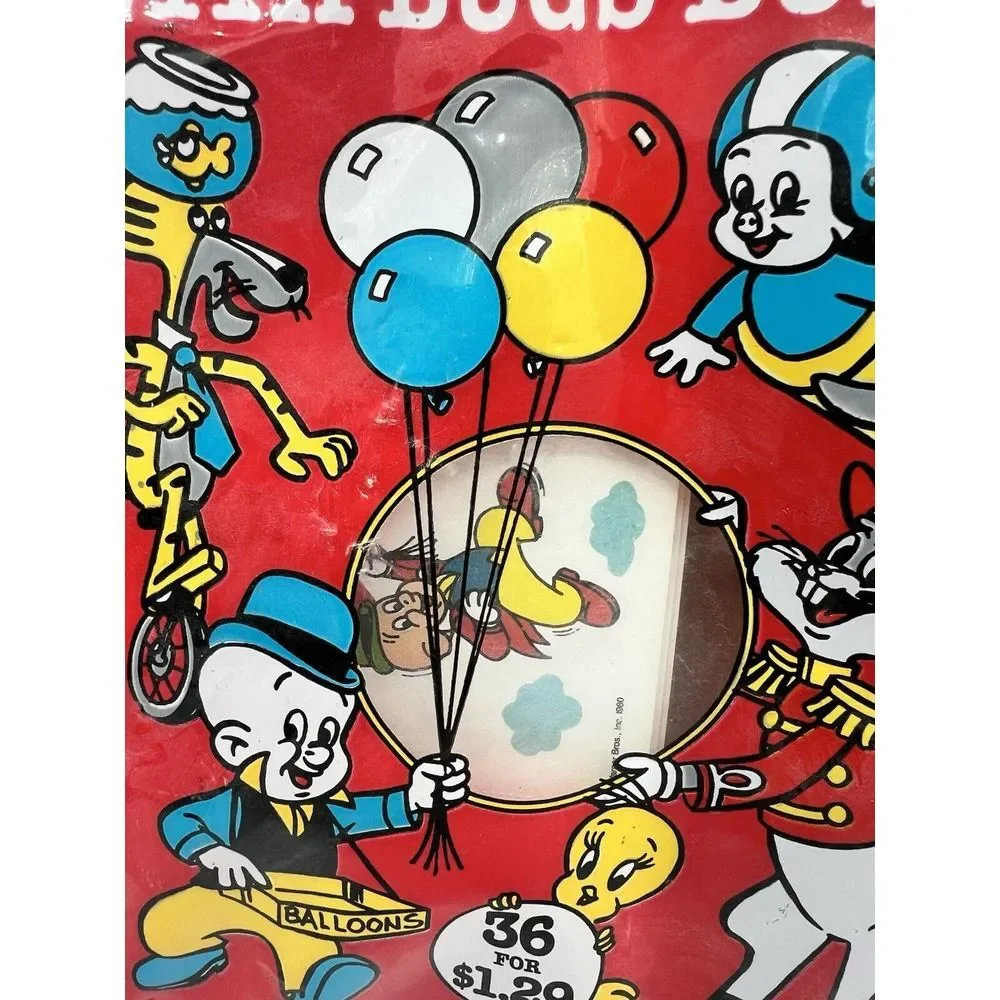 VGT 1980- Fuld Valentines 36 Cards Tweety Bird Bugs Bunny Looney Tunes Y2K Retro